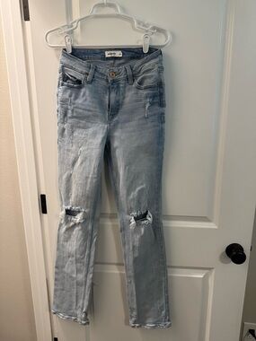 Edgely Blue Distressed Boot-Cut Women's Jeans Size 6
